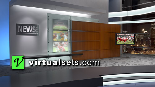 News Feed Left Medium Shot - New Virtual Set Design