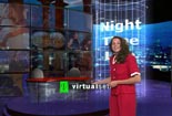 Click here to view a virtual set design using numerous virtual video screens and projections.