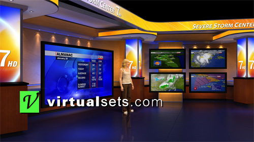 Severe Storm Center - Virtualsets.com