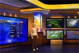Severe Storm Center Virtual Set.